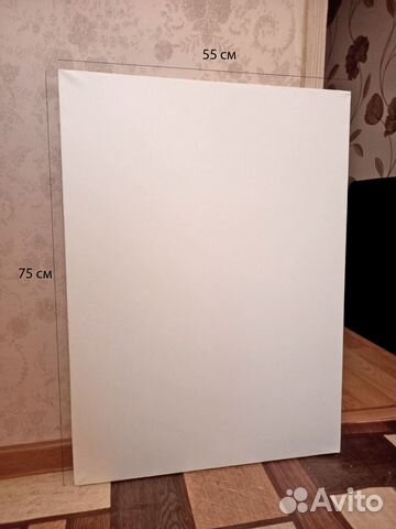 Планшет фанера 55х75 с натянутой бумагой