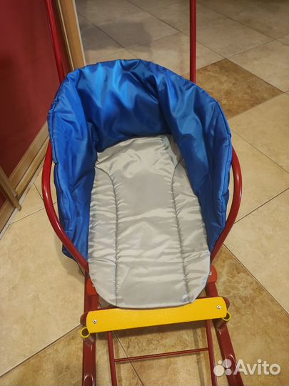 Санки с подстилкой