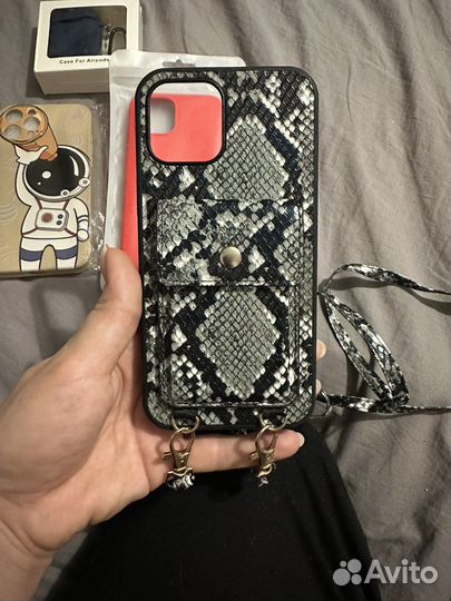 Чехол на iPhone 12 pro max 3шт.+чехол AirPods