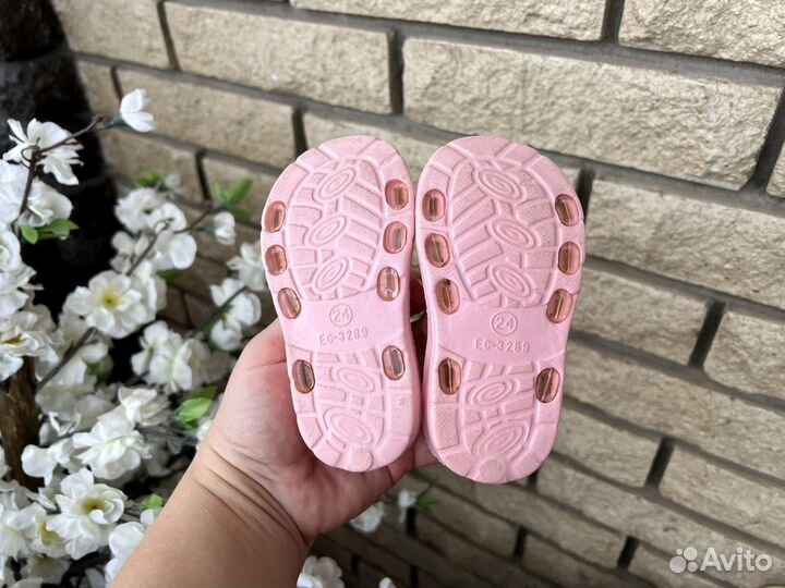 Сандалии резиновые для девочки 21