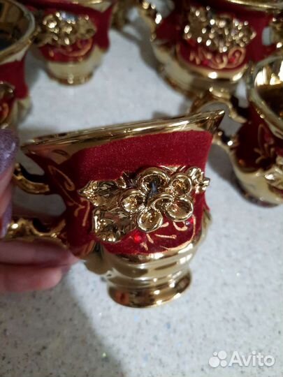 Новый чайный сервиз бархат