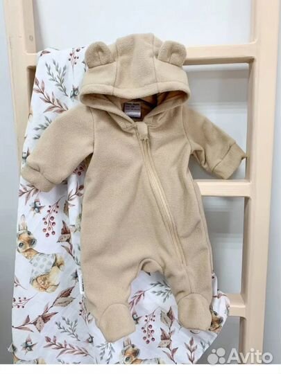 Флисовый комбинезон 56