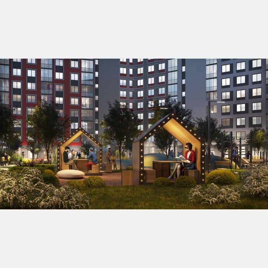 1-к. квартира, 41,3 м², 12/12 эт.