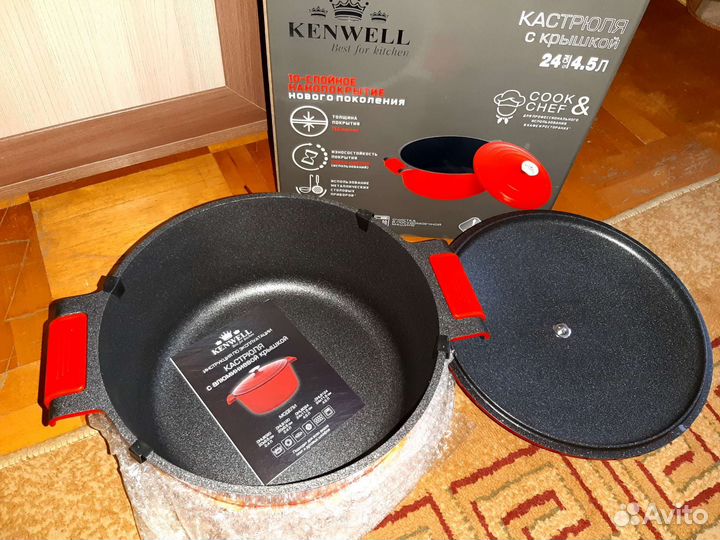 Новая кастрюля Кастрюля Kenwell DHL8024, 4.5 литра