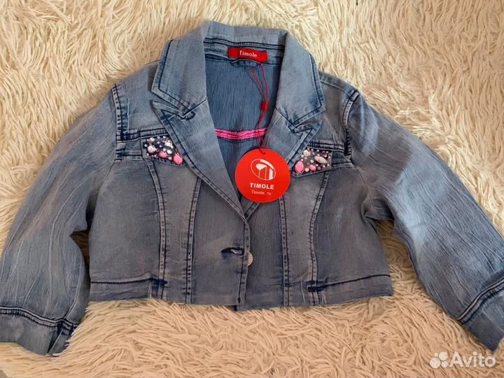 Новый джинсовый жакет