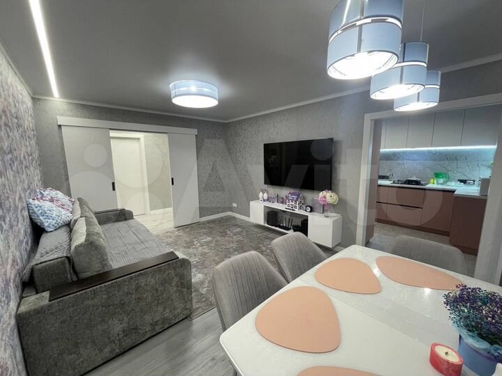 3-к. квартира, 62,8 м², 7/10 эт.