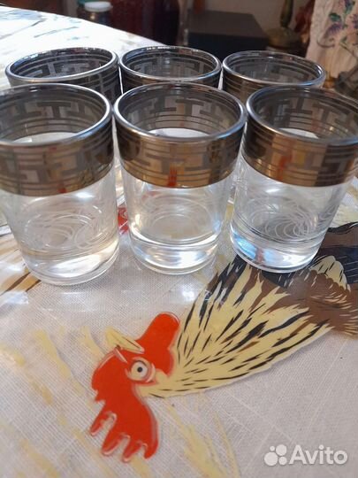 Стаканы рюмки