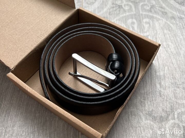 Мужской кожаный ремень