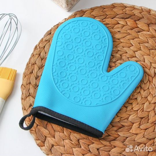 Рукавица силиконовая для горячего Доляна Профи», 2