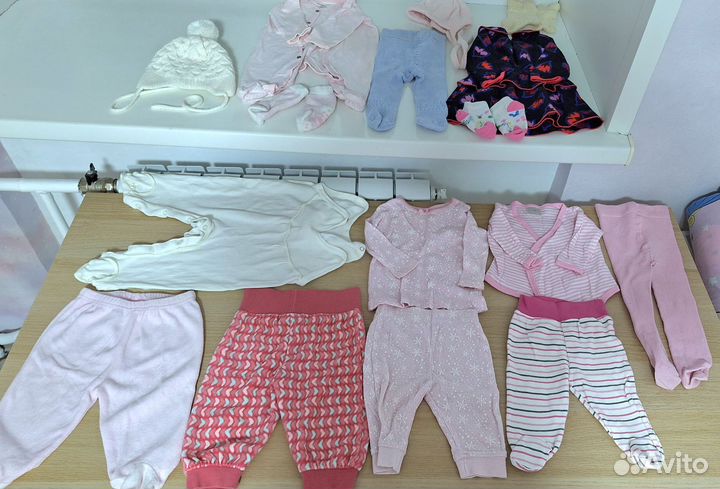 Вещи на девочку до 6 месяцев