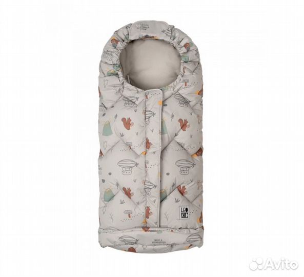 Зимний конверт в коляску leokid