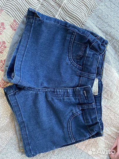 Фирменные джинсовые шорты