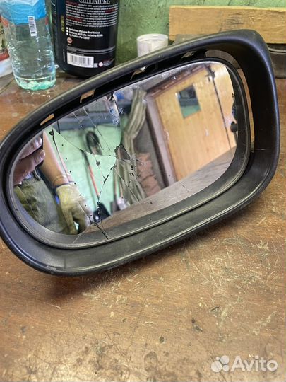 Зеркало боковое левое nissan almera