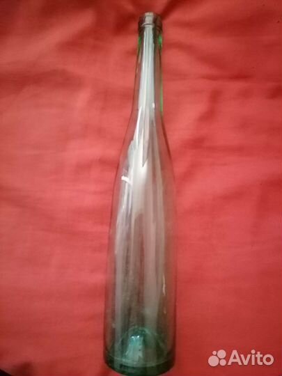 Бутылка высокая с вогнутым дном старинная