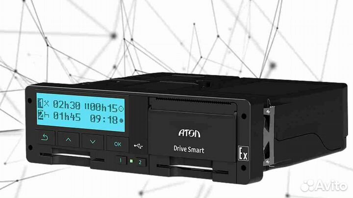 Цифровой тахограф Атол, с скзи и гарантией
