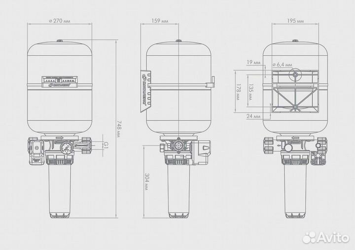 Ситема Джилекс краб 24 комплект автоматизации