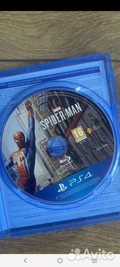 Spider man ps4 диск