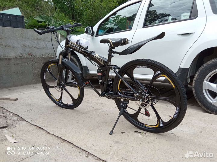 Велосипед на литых дисках