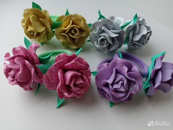 Резинки для волос ручной работы