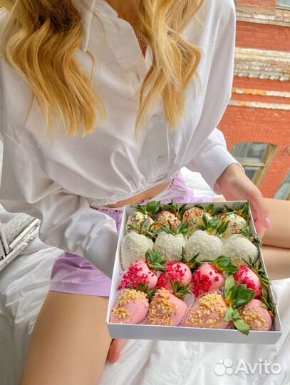 Клубника в шоколаде бокс