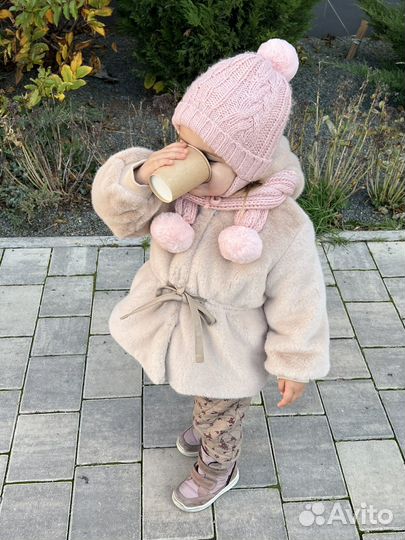 Шуба для девочки 92