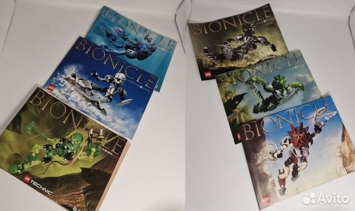 Lego bionicle 2002 с инструкциями