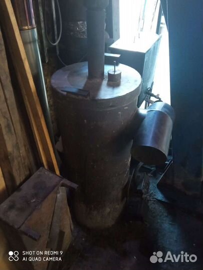 Печь на отработке (полный комплект)