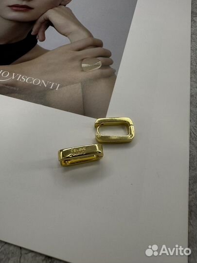 Серьги celine