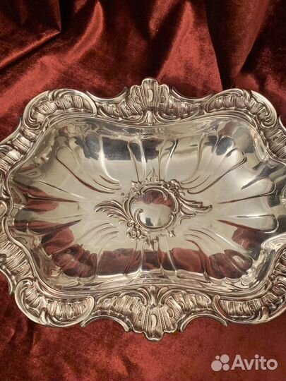 Поднос серебрение