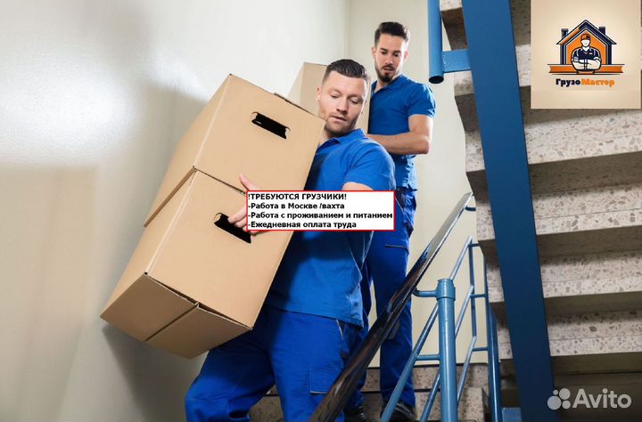 Грузчик вахта Москва
