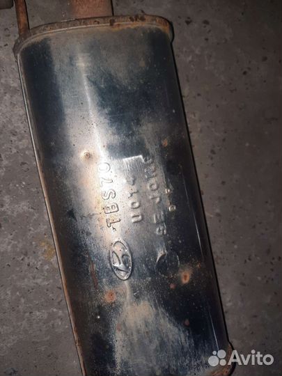 Глушитель,резонатор hyundai getz 1.4