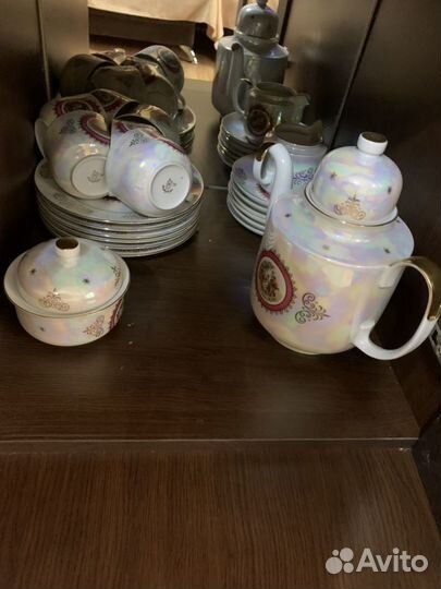 Чайный сервиз Мадонна (гдр) Henneberg Porzellan177