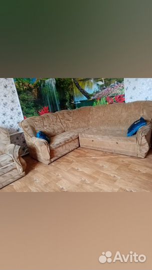 Большой угловой диван модульный бу