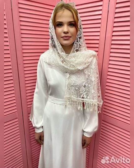 Платья и платки на венчание