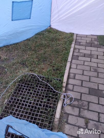 Палатка для зимней рыбалки бу 4х местная Стек