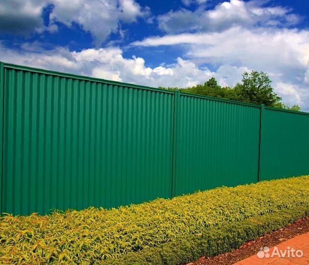 Забор из профнастила