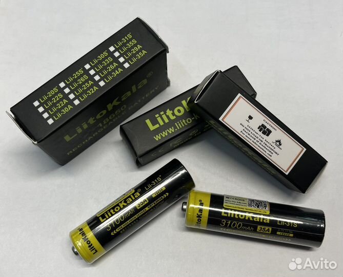 Аккумуляторы liitokala 18650
