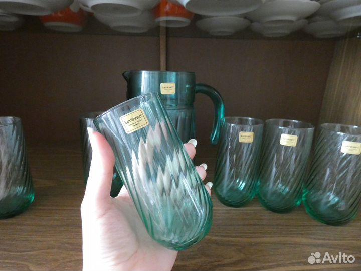 Набор бирюзовый luminarc verrerie d'arques