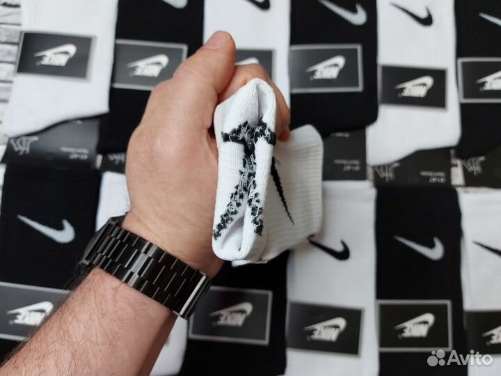 Носки высокие Nike хлопок