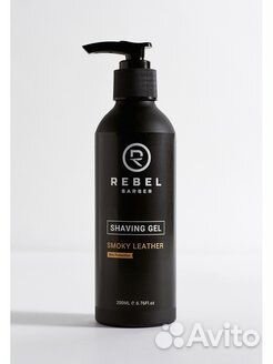Rebel barber Гель для бритья Smoky Leather 200 мл