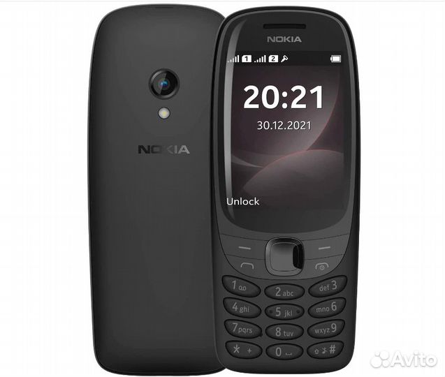 Телефон Nokia 6310 2021, 2 SIM, черный