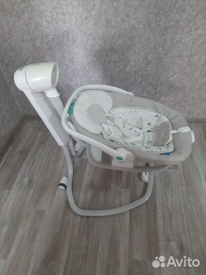 Электрокачели + шезлонг (2в1)