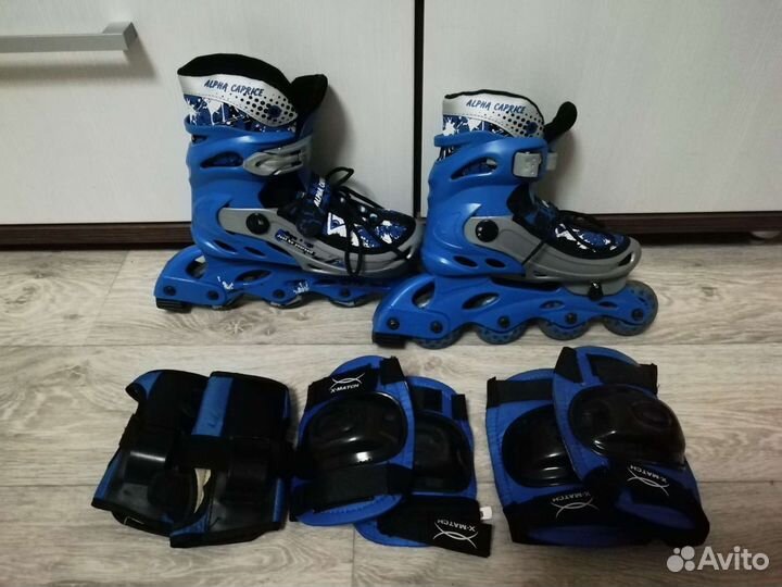 Коньки детские раздвижные 35-38