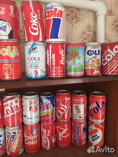 Баночки Кока-Кола 42 штуки