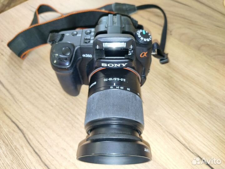 Зеркальный фотоаппарат sony alpha 350