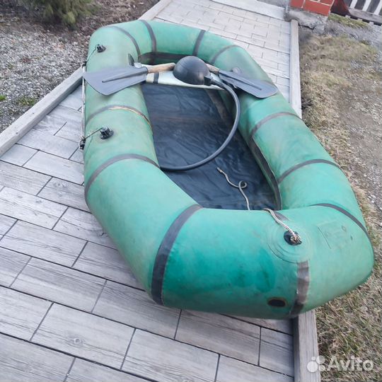 Лодка надувная резиновая бу