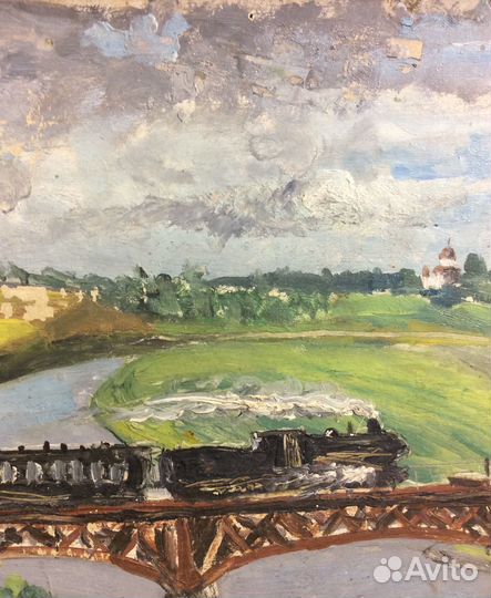 Картина маслом. Коломенское. 1933 г. Судаков П.Ф