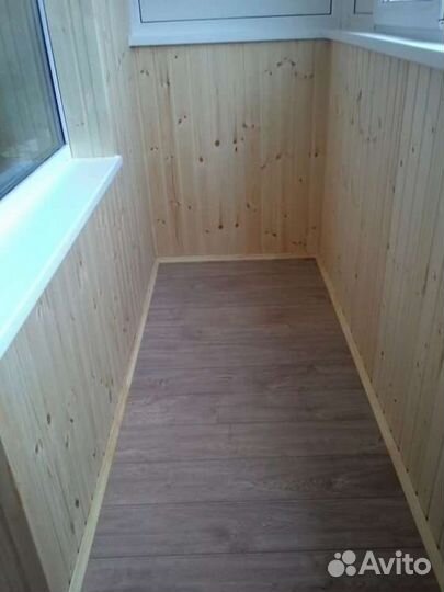 Отделка балконов вагонкой