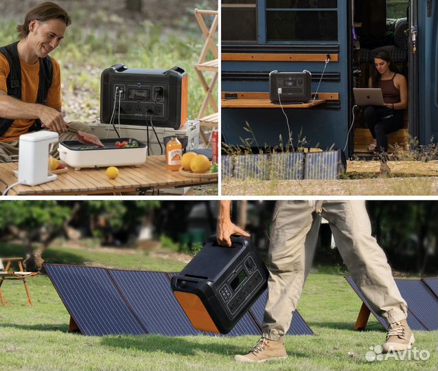 Портативная электростанция на аккумуляторах 2400Вт