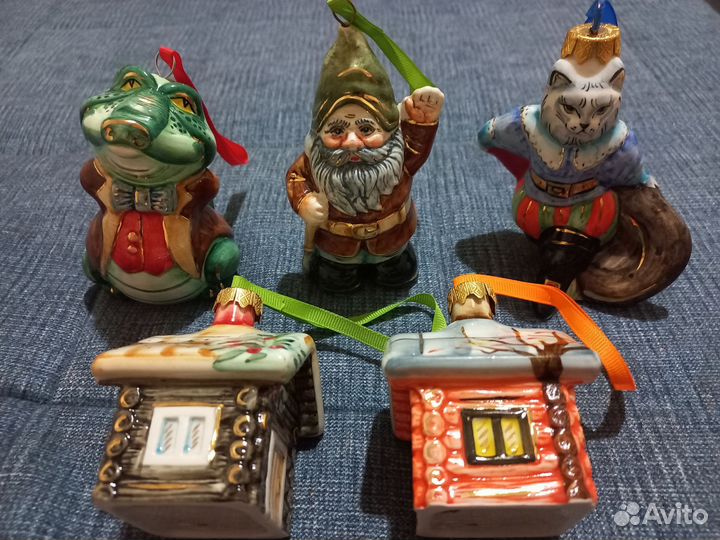 Лефортовский фарфор. Елочные игрушки